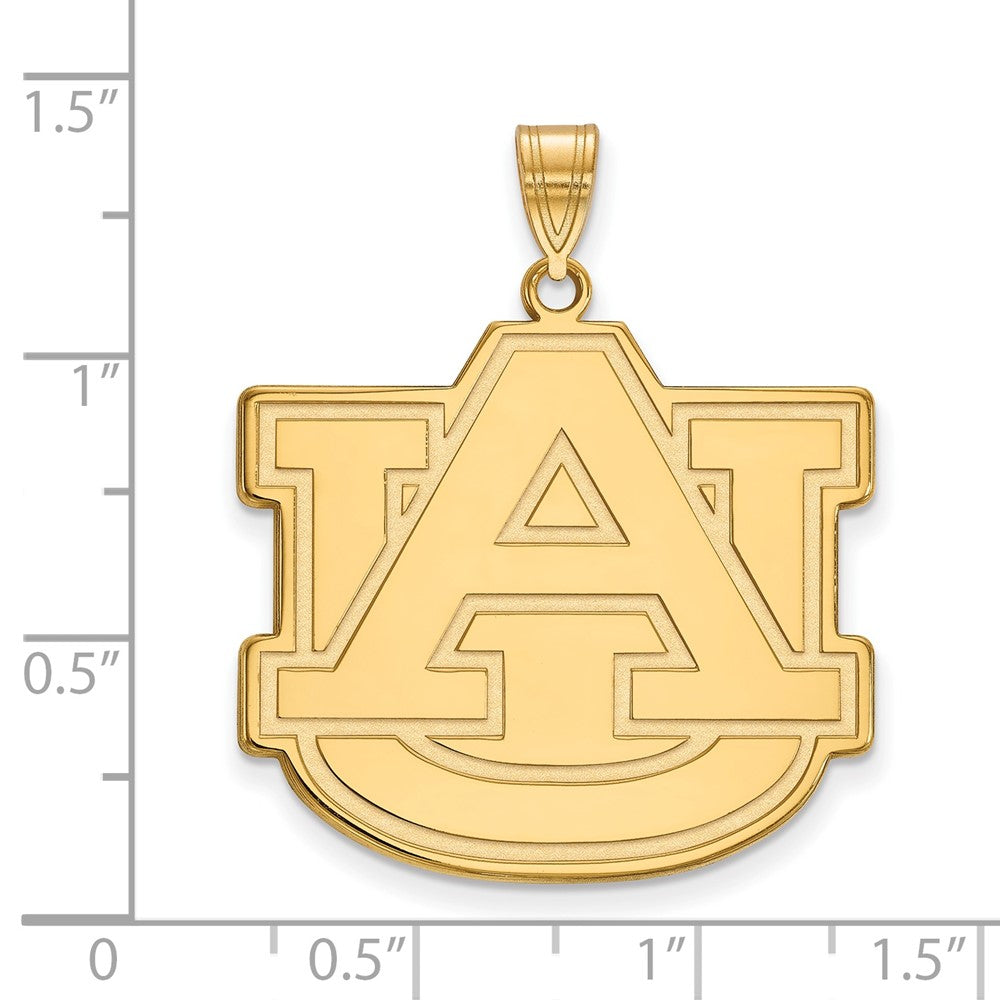 14k Gold LogoArt Auburn University A-U Extra Large Pendant