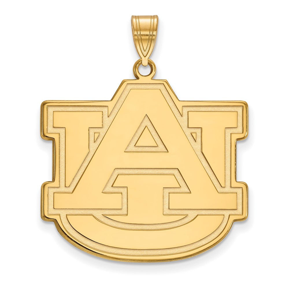 10k Gold LogoArt Auburn University A-U Extra Large Pendant