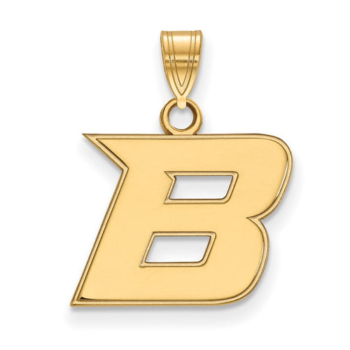 10k Gold LogoArt Boise State University Letter B Small Pendant