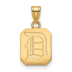 10k Gold LogoArt Duquesne University Letter D Small Pendant