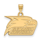 10k Gold LogoArt Georgia Southern University Eagle Small Pendant