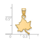 10k Gold LogoArt Indiana State University I-S Small Pendant