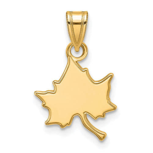10k Gold LogoArt Indiana State University I-S Small Pendant