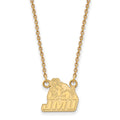 14k Gold LogoArt James Madison University Small Pendant 18 inch Necklace