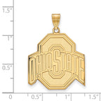 10k Gold LogoArt The Ohio State University Extra Large Pendant