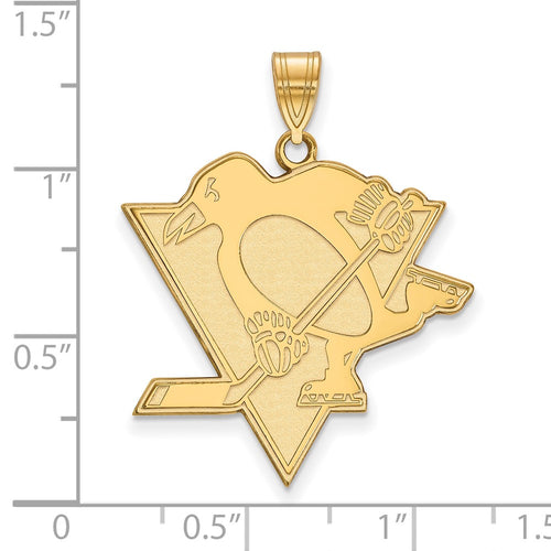10k Gold Pittsburgh Penguins Extra Large Pendant