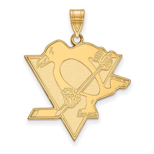10k Gold Pittsburgh Penguins Extra Large Pendant