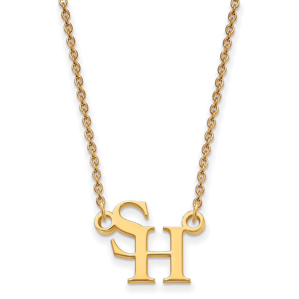 10k Gold LogoArt Sam Houston State University Small Pendant 18 inch Necklace