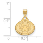 10k Gold LogoArt St. Cloud State University Husky Small Pendant