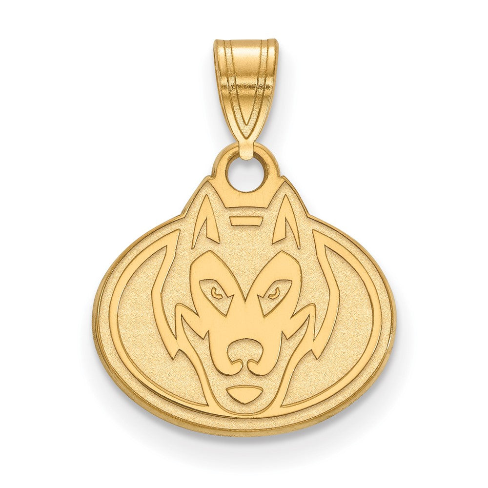 14k Gold LogoArt St. Cloud State University Husky Small Pendant