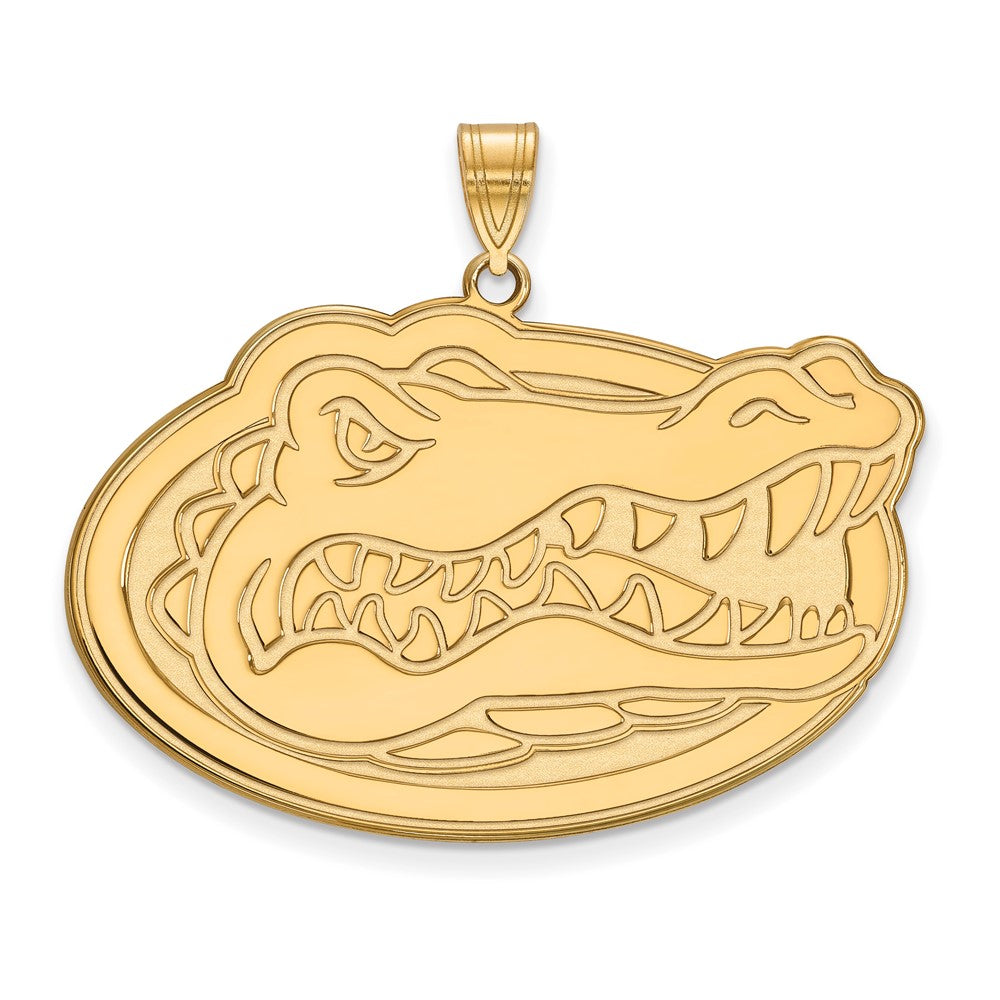 14k Gold LogoArt University of Florida Gator Extra Large Pendant