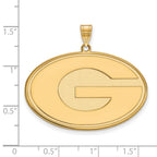 10k Gold LogoArt University of Georgia Letter G Extra Large Pendant