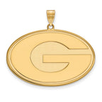 10k Gold LogoArt University of Georgia Letter G Extra Large Pendant