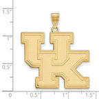10k Gold LogoArt University of Kentucky U-K Extra Large Pendant