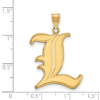 10k Gold LogoArt University of Louisville Letter L Extra Large Pendant