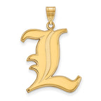 10k Gold LogoArt University of Louisville Letter L Extra Large Pendant