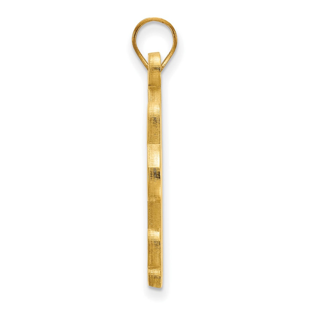 Sterling Silver Gold-plated LogoArt University of Pittsburgh Extra Large Pendant