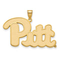 10k Gold LogoArt University of Pittsburgh Extra Large Pendant