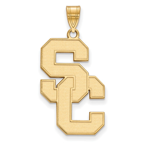 10k Gold University of Southern California S-C Extra Large Pendant