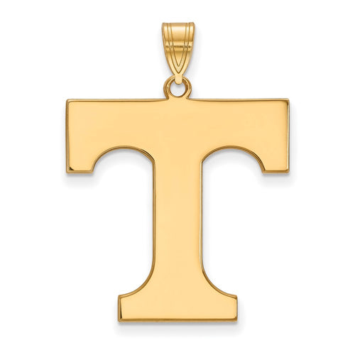 10k Gold LogoArt University of Tennessee Letter T Extra Large Pendant
