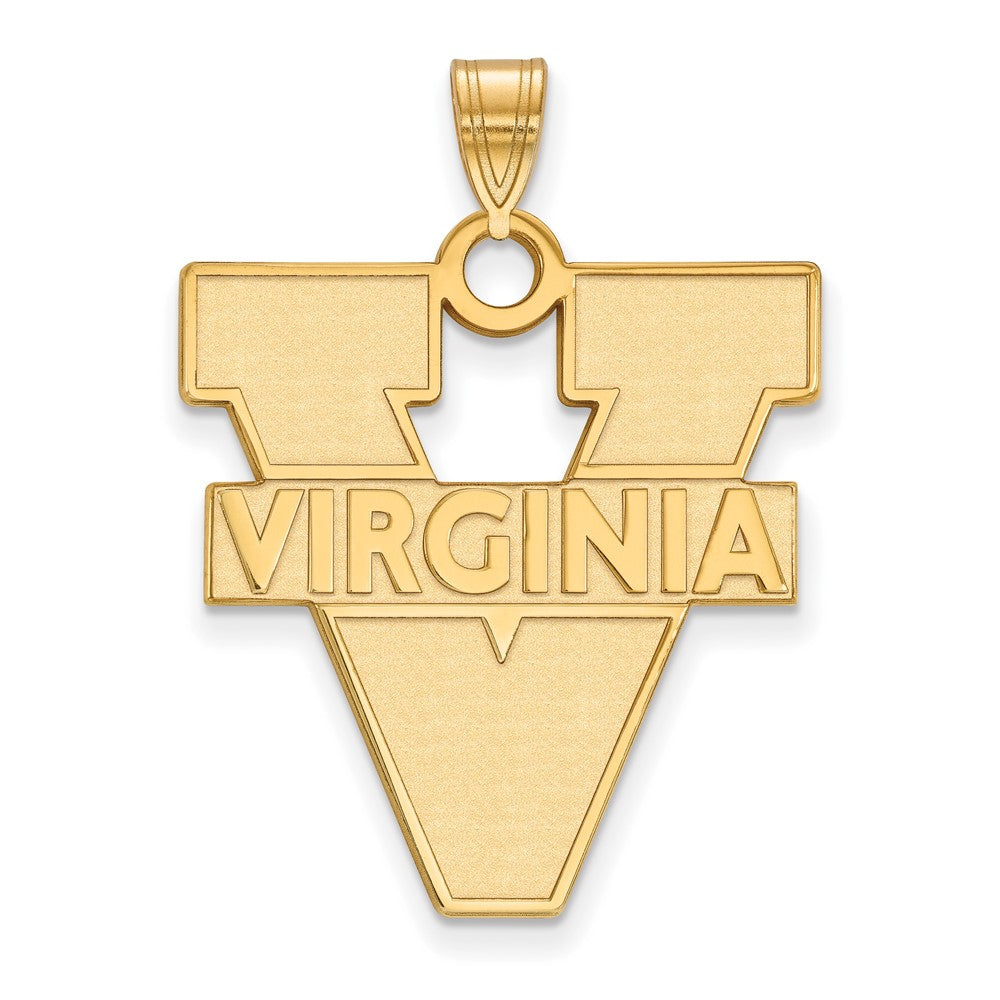 14k Gold LogoArt University of Virginia Extra Large Pendant