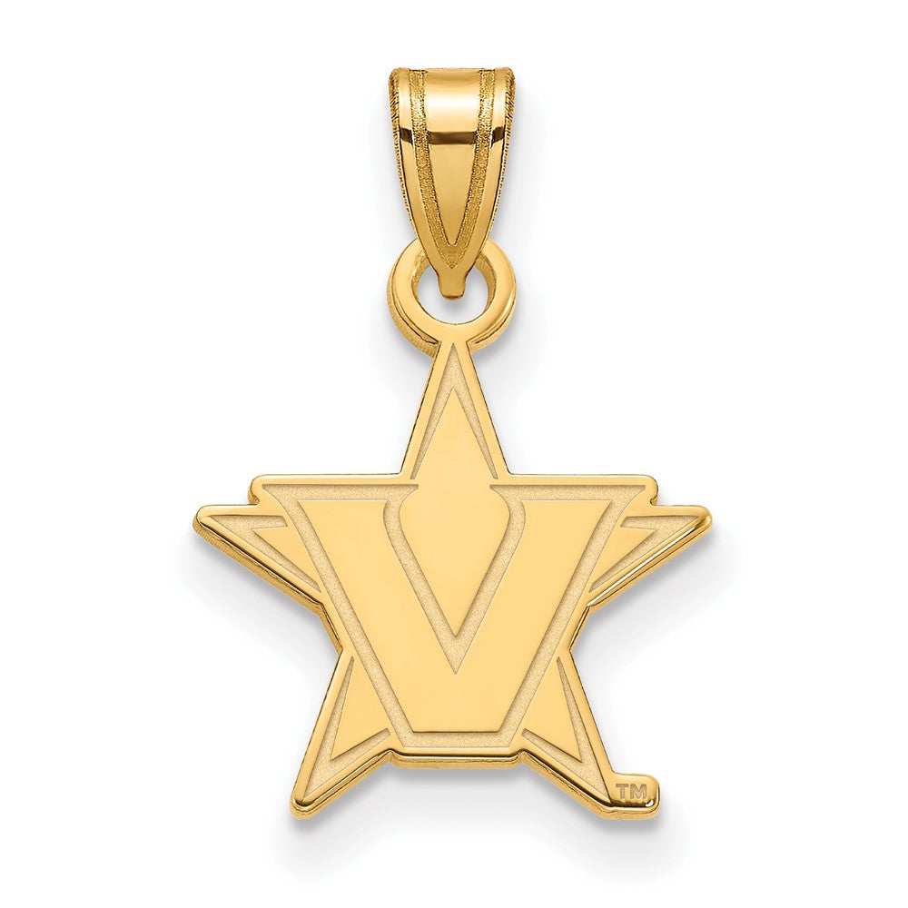 14ky LogoArt Vanderbilt University Small Pendant