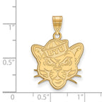 10k Gold LogoArt Brigham Young University Cougar Large Pendant