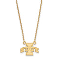 10k Gold LogoArt Iowa State University Small Pendant 18 inch Necklace