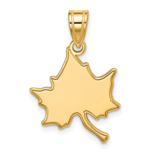10k Gold LogoArt Indiana State University I-S Large Pendant