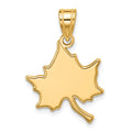 14k Gold LogoArt Indiana State University I-S Large Pendant