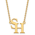 10k Gold LogoArt Sam Houston State University Large Pendant 18 inch Necklace
