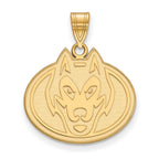 10k Gold LogoArt St. Cloud State University Husky Large Pendant