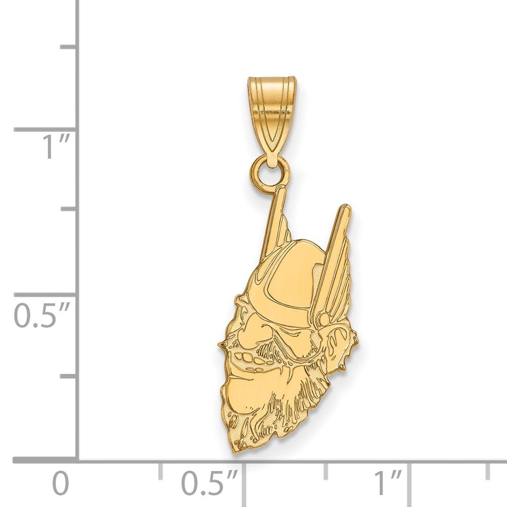 10k Gold LogoArt University of Idaho Joe Vandal Large Pendant