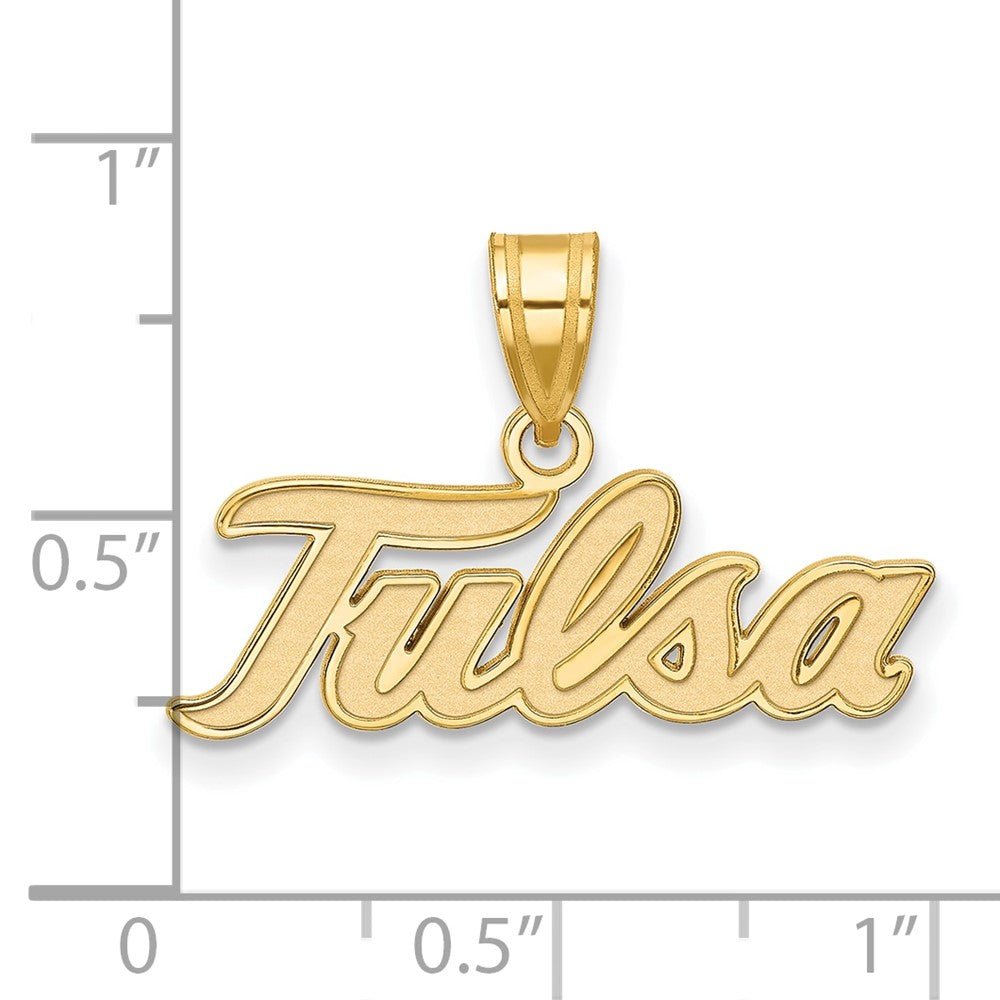 10k Gold LogoArt University of Tulsa T-U Large Pendant