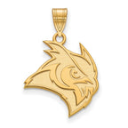 10k Gold LogoArt Rice University Owl Large Pendant