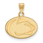 10k Gold LogoArt Penn State University Lion Small Pendant