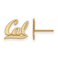 10k Gold LogoArt University of California Berkeley Extra Small Post Earrings