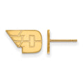 10k Gold LogoArt University of Dayton Extra Small Post Earrings