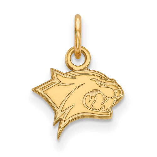 10k Gold LogoArt University of New Hampshire Wildcat Extra Small Pendant
