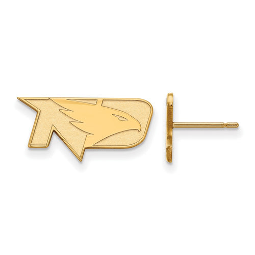 10k Gold LogoArt University of North Dakota Extra Small Post Earrings
