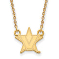 10ky LogoArt Vanderbilt University Small Pendant w/Necklace