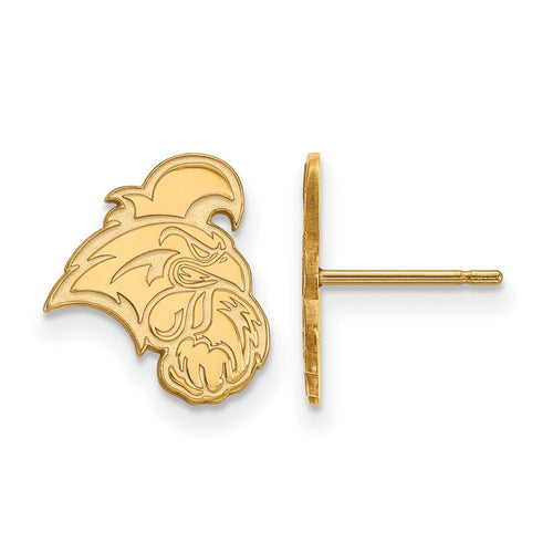 10k Gold LogoArt Coastal Carolina University Chanticleer Small Post Earrings