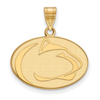 10k Gold LogoArt Penn State University Lion Medium Pendant
