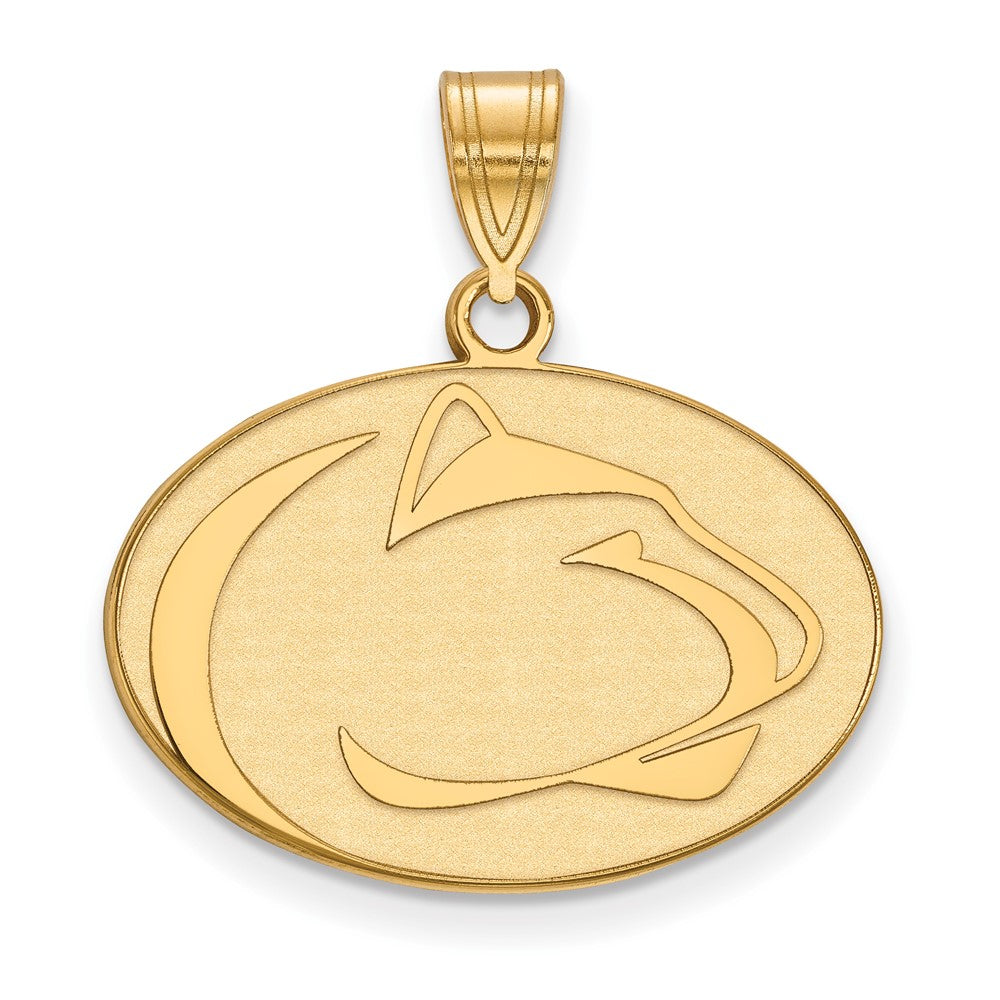 14k Gold LogoArt Penn State University Lion Medium Pendant
