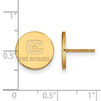 14ky LogoArt The Citadel Small Post Earrings