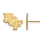 14k Gold LogoArt University of Central Florida U-C-F Small Post Earrings