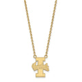 14k Gold LogoArt University of Idaho Vandals Large Pendant 18 inch Necklace