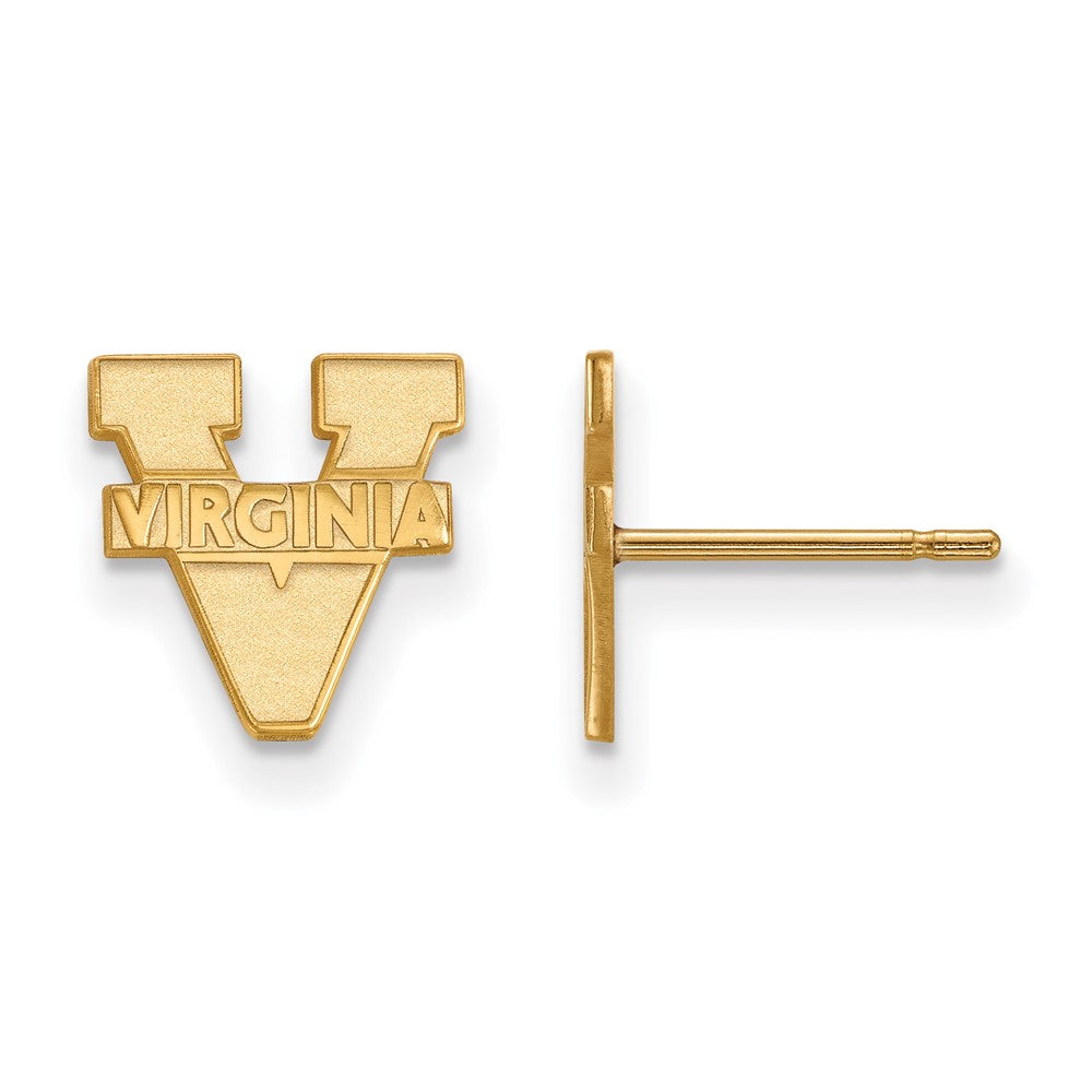 14k Gold LogoArt University of Virginia Extra Small Post Earrings
