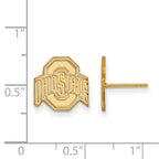 14k Gold LogoArt The Ohio State University Small Post Earrings