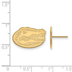 14k Gold LogoArt University of Florida Gator Small Post Earrings